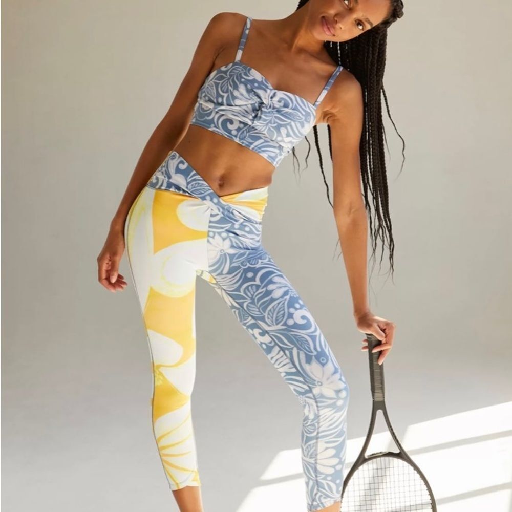 New Free People Movement Double Take printed Leggings size XS,S